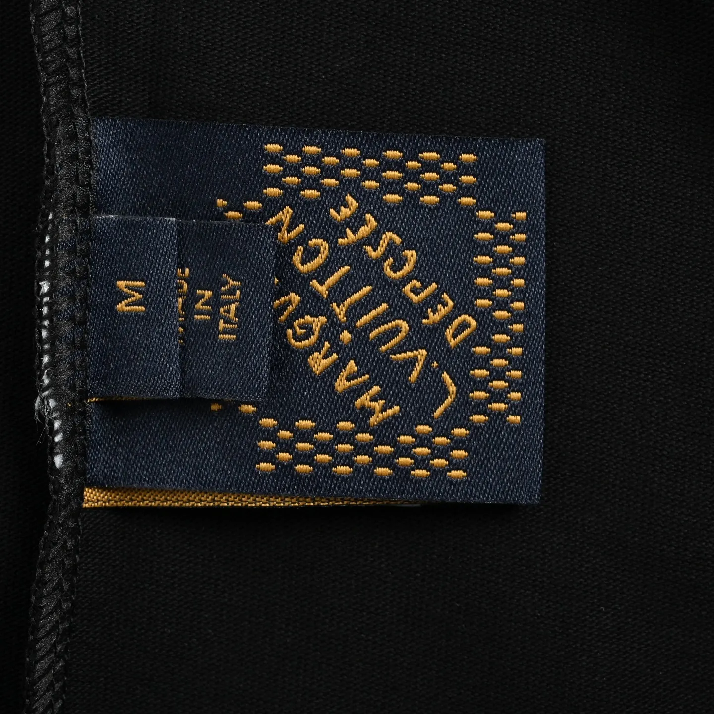 Louis Vuitton/Louis Vuitton 26ss gold label woven embroidered presbyopia short sleeves